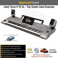 Used Yamaha Tyros 5 76 XL Top Grade Used Example Used Yamaha Tyros 5 76 XL Top Grade Used Example